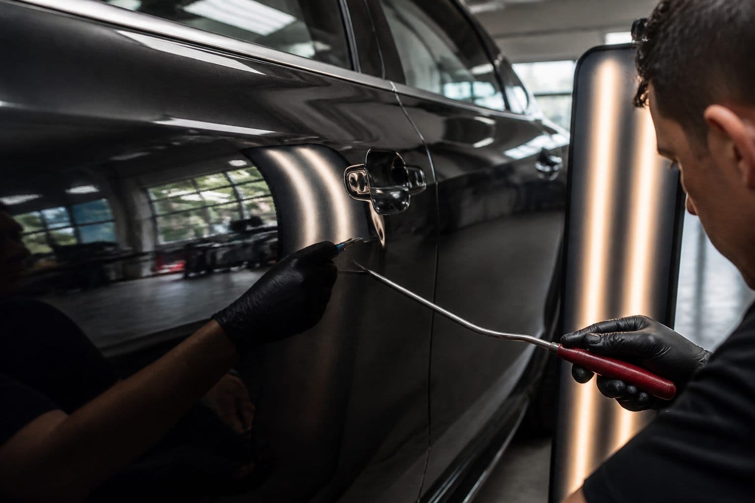Dent & Scratch Repair Speedeezz Auto Finish paintless dent repair and panel inspection in Fort Myers and Southwest Florida